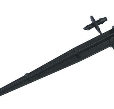 Adjustable Flow Dripper on Stake